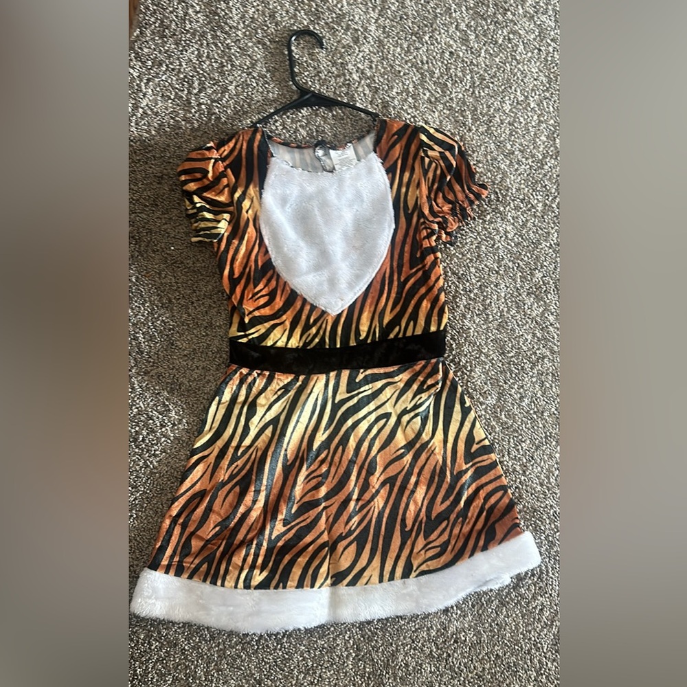 Wild Jungle Tiger Costume for Kids - Orange and Black